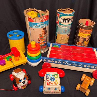 Lot 232: Vintage Playskool & Fisher Price Toys