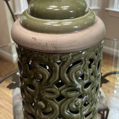 Ceramic lidded jar