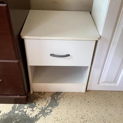 White end table