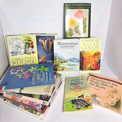 Art Technique Books: Watercolor, Drawing