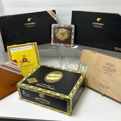 Assorted Empty Tobacco Box Set