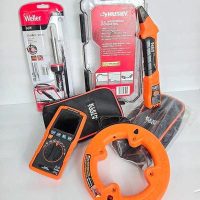 Klein Tools Multi-Meter MM450, Digital Circuit Breaker Finder ET310, Weller Soldering Iron, More