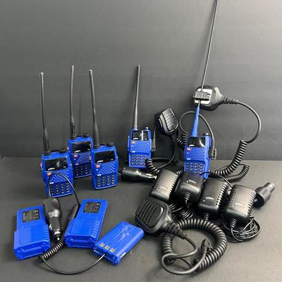 Rugged V3 Handheld Walkie Talkies Portable Radios & DB-5R-MAG Antennas