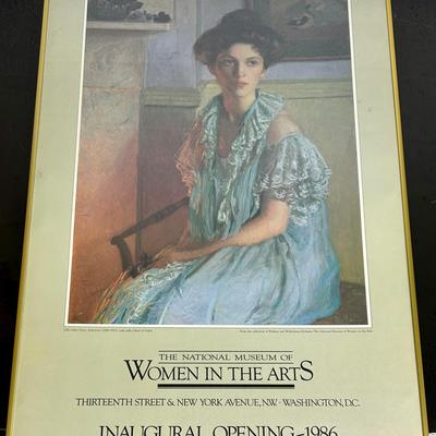 National Museum of Women In the Arts 1985 Inaugural Poster - Lila Cabot Perry