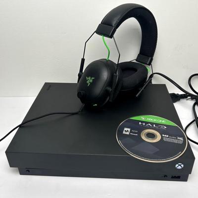 Xbox One X Video Game Console, Plus Razer Gaming Headphones