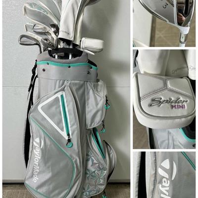 TaylorMade Kalea Women’s Right Handed Golf Club Set With Bag