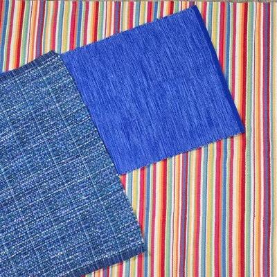Crate & Barrel Cotton & Wool Blend Woven Area Rugs (3): 4'x6' & 2'x3'