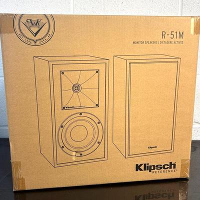 New Klipsch R-51M Monitor Speakers - 2 Speakers New In Box