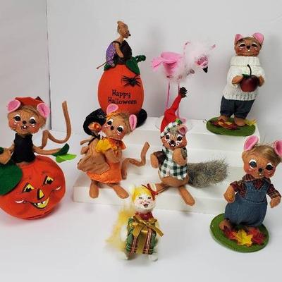 Annalee Holiday Decorations Including Halloween & Thanksgiving