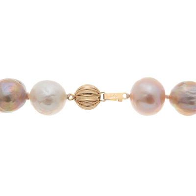 Multi-Color Freshwater Pearl, 14k Necklace