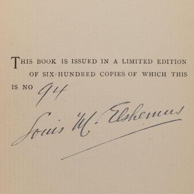 ELSHEMUS, LOUIS M. The Moods of a Soul