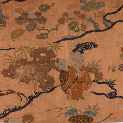 Silk Brocade Tapestry Panel