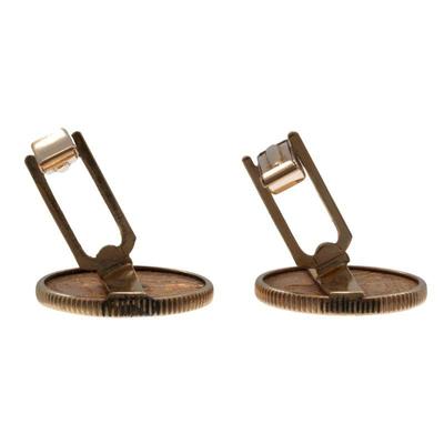 Pair of Indian Head Coin, 14k Cufflinks