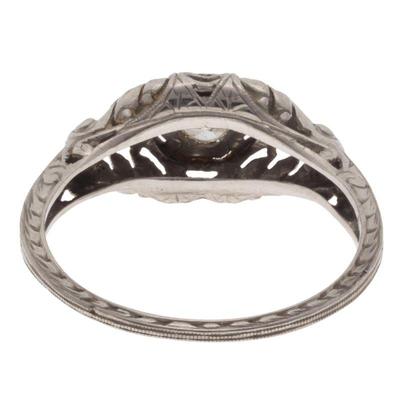 Art Deco Diamond, Platinum Ring