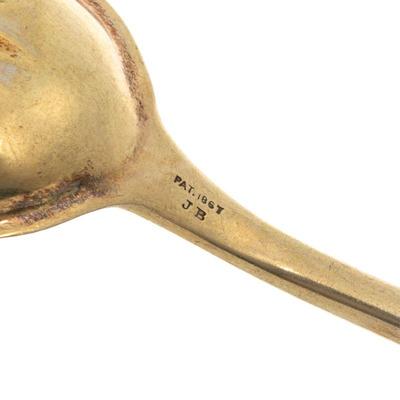 Coin Silver Ice Cream Spoons, James Bingham, Philadelphia