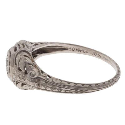 Art Deco Diamond, Platinum Ring