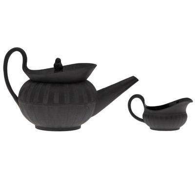 Wedgwood Basalt Sybil Tea Set
