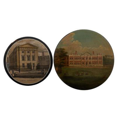 Regency Papier Mache Snuff Boxes