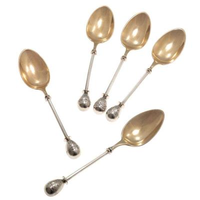 American Sterling Silver SpoonsMid19th Century