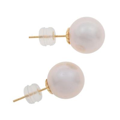 Pair of Cultured Pearl, 18k Earrings