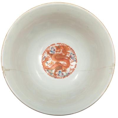 Millefleurs Decorated Porcelain Bowl
