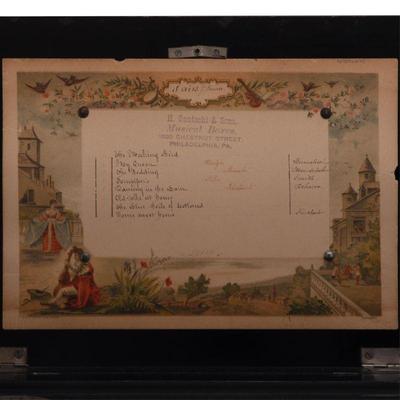 A Swiss Cylinder Music Box