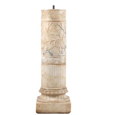 Neoclassical Carrara Marble Plinth
