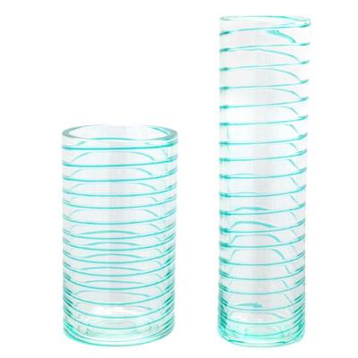 Two Salviati Venetian Glass Vases;