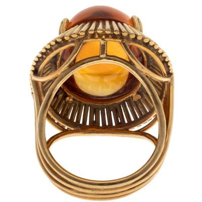 Citrine, 14k Yellow Gold Ring