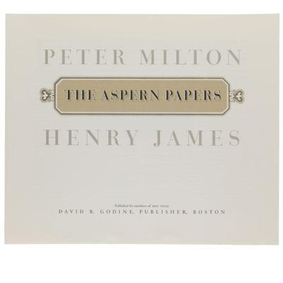 JAMES,HENRY & amp; PETER MILTON (illustrator). The Aspern Papers.
