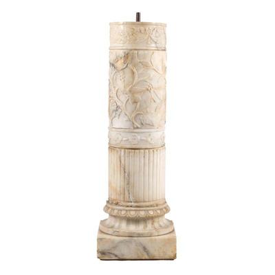 Neoclassical Carrara Marble Plinth