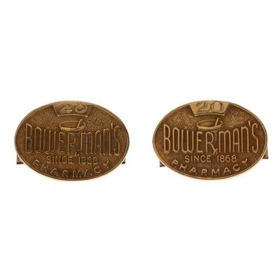 Pair of 14k, Gold-Filled Presentation Cufflinks