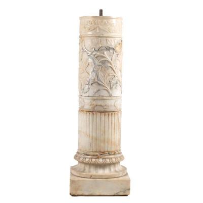 Neoclassical Carrara Marble Plinth