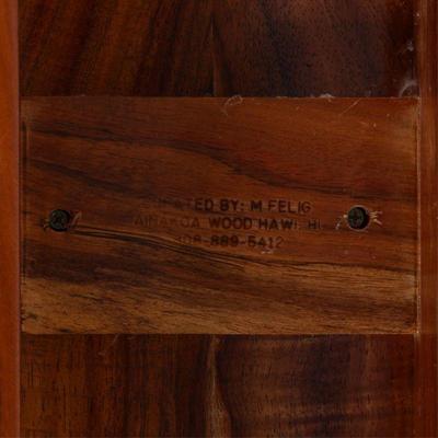 Drop Leaf Koa Wood TableMichael Felig, Ainakoa Wood Co.