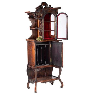 Japonisme /Aesthetic Music Cabinetafter Gabriel Viardet (1830-1906)