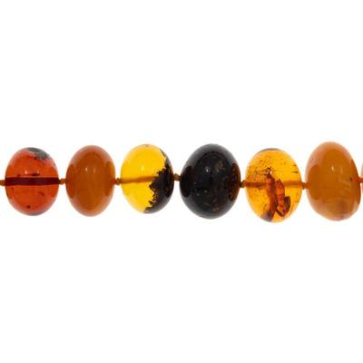Graduated Amber Bead Necklace