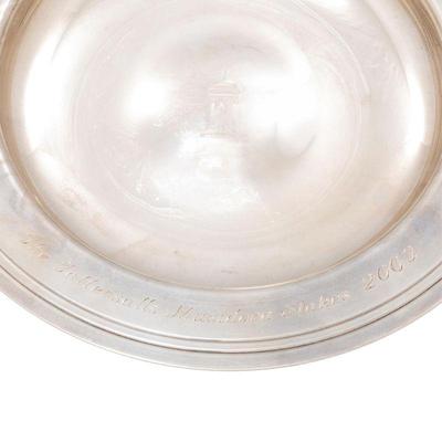 Elizabeth II Sterling Trophy Plate