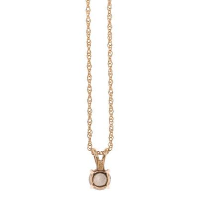 Diamond, 18k, Gold-Filled Necklace
