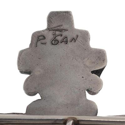 Zuni Multi-Stone, Sterling Silver Pin