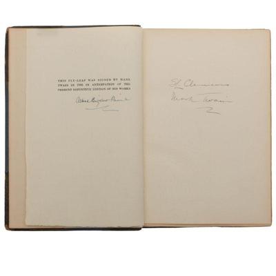 TWAIN, MARK (Clemens, Samuel Langhorne). The Writings of Mark Twain.