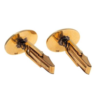 Pair of 14k, Gold-Filled Presentation Cufflinks