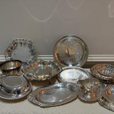 Silver Plate Serving Trays