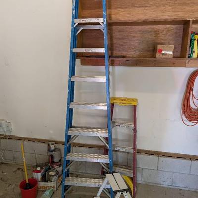 2 Werner Ladders & A Step Stool