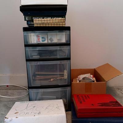 Mystery Stamp Collection And Supplies 