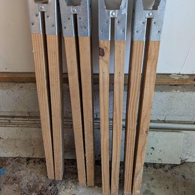 Set Of 4 Sawhorse Legs