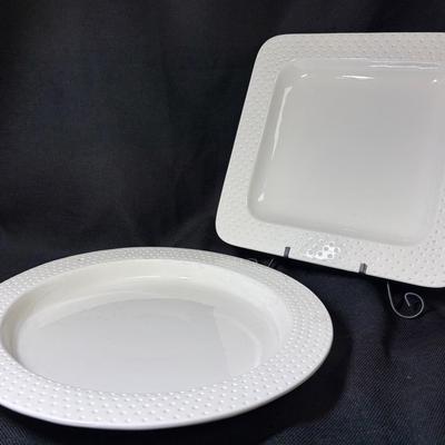 Two Nora Fleming Platters