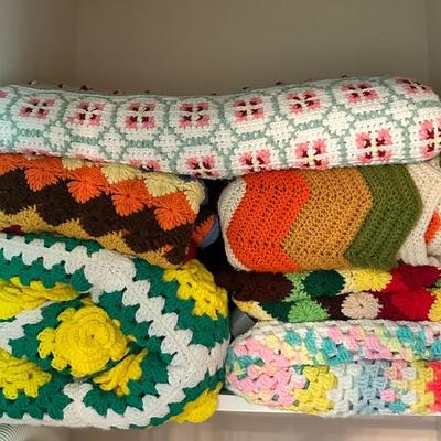 Crochet throws