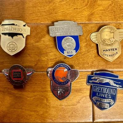 Trailways and other cap badges