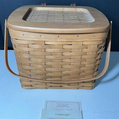 Longaberger Woodcrafts Weekender Basket