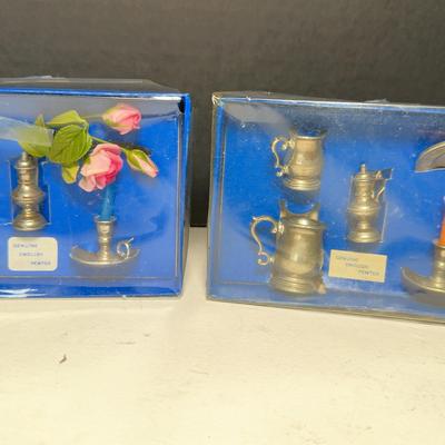 Hantel Warwick England Pewter Miniatures